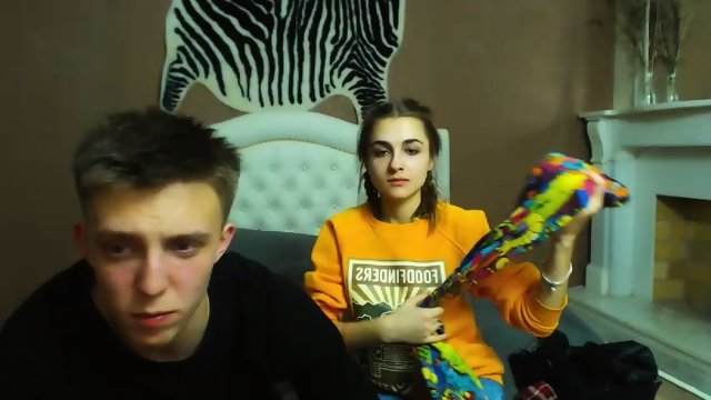 Strange Webcam Couple